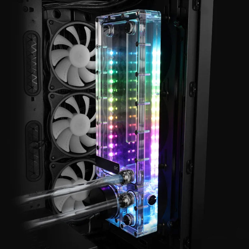 Alphacool Core Flat Reservoir 360 with D5 VPP Apex PWM Pump