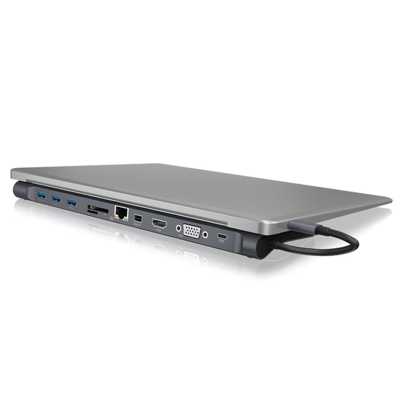 IcyBox 11 in 1 USB Type-C Docking Station