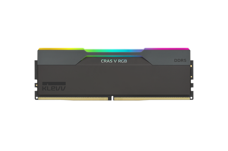 KLEVV CRAS V RGB 32GB (2x16GB) 6000MHz C28 DDR5 Dual Channel Kit - Black