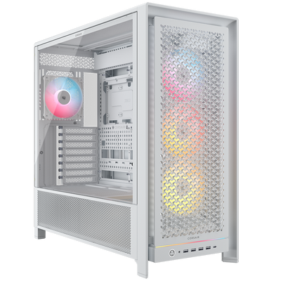 CORSAIR FRAME 5000D RS ARGB Modular Mid-Tower PC Case - White