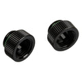 Bitspower Touchaqua Adapter Male to Female G1/4 Black Fitting - 2-pack