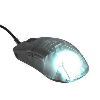 B Grade Endgame Gear OP1 USB RGB Optical Gaming Mouse - Dark Frost