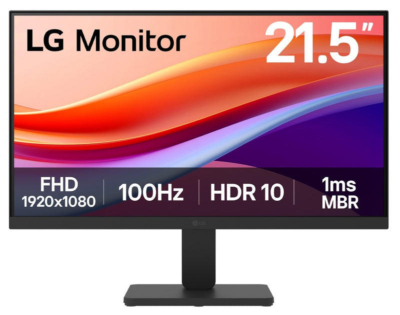 LG 22U401A-B 22" 1920x1080 VA 100Hz Dynamic Action Sync HDR10 Widescreen Gaming Monitor