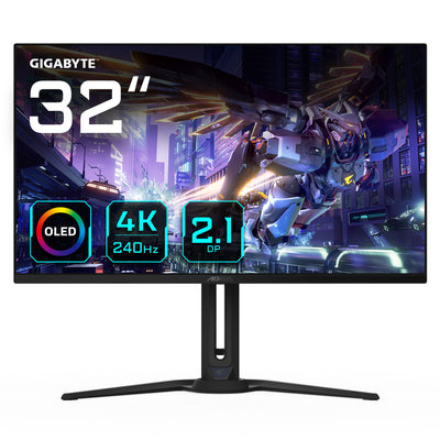 Gigabyte 32" FO32U2P 3840x2160 OLED 240Hz 0.03ms FreeSync Widescreen Gaming Monitor