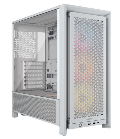 CORSAIR FRAME 4000D RS ARGB Mid-Tower PC Case - White