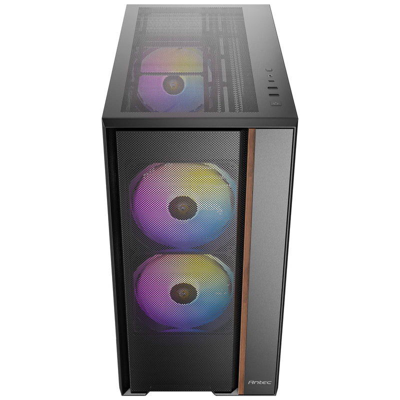 Antec Flux Rear High Airflow ATX Mid Tower Case - Black
