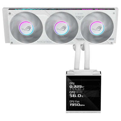 ASUS ROG Strix SLC IV ARGB LCD White Performance All In One CPU Cooler - 360mm