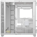 Corsair AIR 5400 LX-R RGB iCUE LINK Triple Chamber Mid-Tower PC Case - White