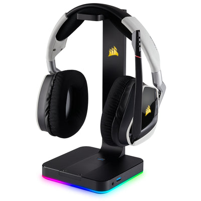 Corsair Gaming ST100 RGB Premium Headset Stand with 7.1 Surround Sound CA-9011167-EU