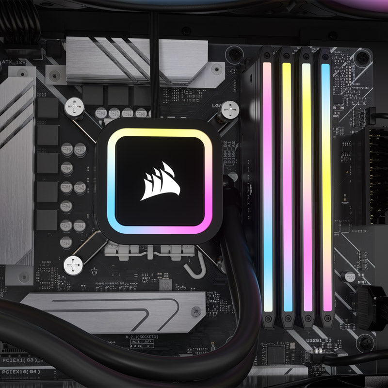 Corsair Dominator Titanium RGB XMP 64GB (2X32GB) DDR5 C30 6000MHz Dual Channel Kit