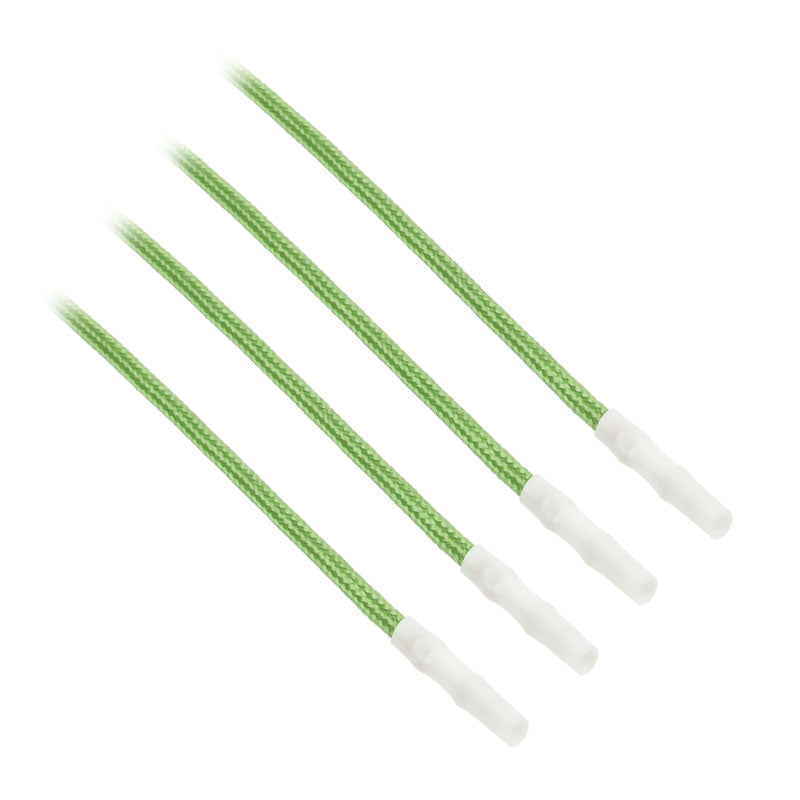 CableMod ModFlex Sleeved Cable, Light Green 20cm - 4 Pack