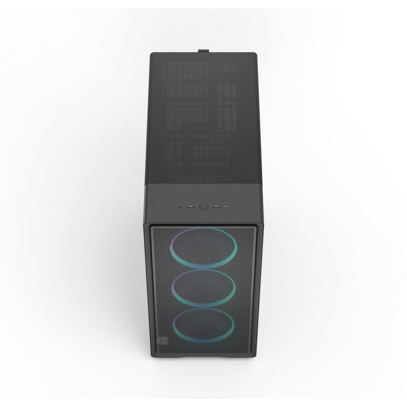 Fractal Epoch XL Mid Tower Case - Black TG RGB Light Tint