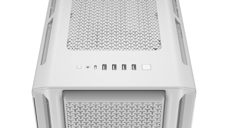Corsair 5000T Mid-Tower PC Case - White
