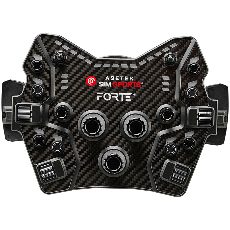 Asetek SimSports Forte GT Button Box V2 - Black orange