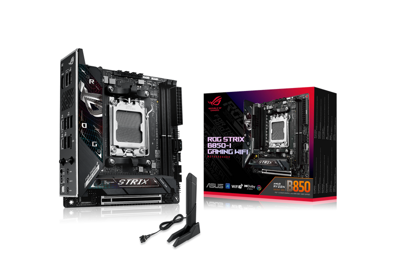 Asus ROG STRIX B850-I GAMING WIFI (Socket AM5) DDR5 Mini ITX Motherboard