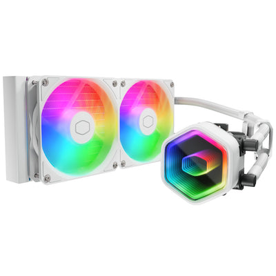 Cooler Master MasterLiquid 240 Core II ARGB White All In One CPU Cooler