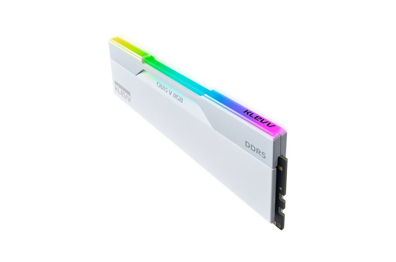 KLEVV CRAS V RGB EXPO 32GB (2x16GB) 6000MHz C30 DDR5 Dual Channel Kit - White