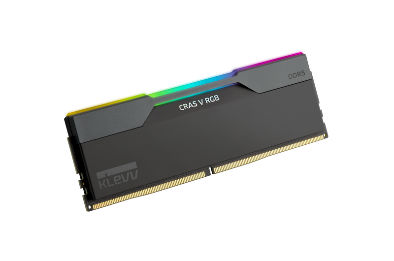 KLEVV CRAS V RGB 32GB (2x16GB) 6000MHz C28 DDR5 Dual Channel Kit - Black