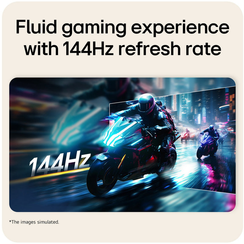 LG 27U411B-B 27" Full HD (1920x1080) IPS 144Hz  FreeSync Widescreen Gaming Monitor