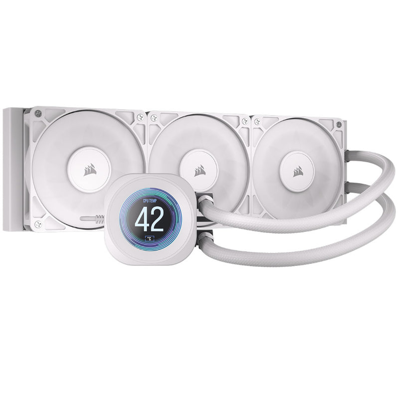 Corsair NAUTILUS 360 RS LCD White All In One CPU Cooler - 360mm