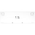 GAMIAC TKL90G 75% USB RGB Mechanical Gaming Keyboard Kailh Red - White/Red (UK)