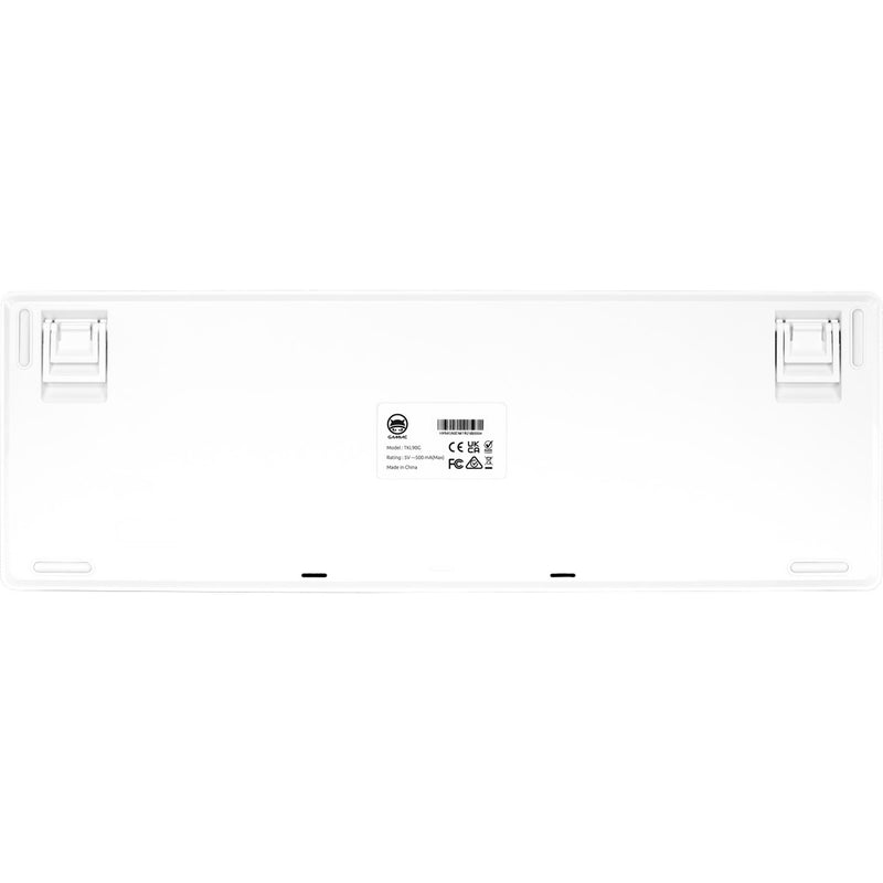 GAMIAC TKL90G 75% USB RGB Mechanical Gaming Keyboard Kailh Red - White/Red (UK)
