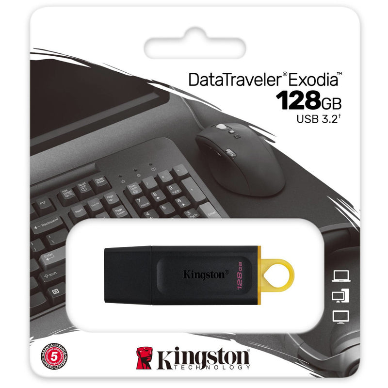 Kingston 128GB DataTraveler Exodia USB 3.2 Gen 1 Flash Drive (DTX/128GB)