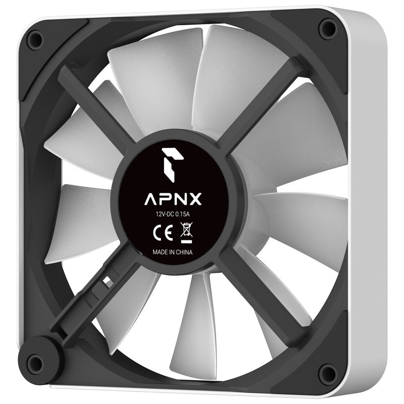 APNX FP2 ARGB 120mm PWM Professional Fan - White