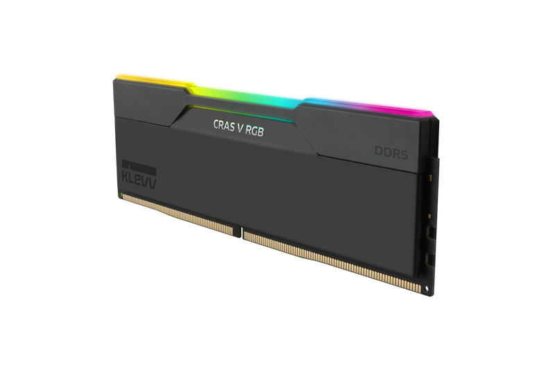 KLEVV CRAS V RGB 32GB (2x16GB) 6000MHz C28 DDR5 Dual Channel Kit - Black