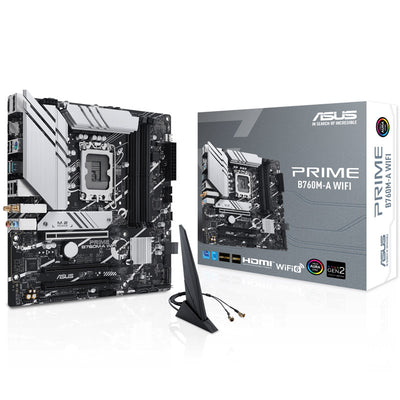 Asus Prime B760M-A WIFI (LGA 1700) DDR5 Micro-ATX Motherboard