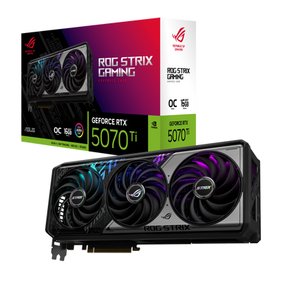 Asus GeForce RTX 5070 Ti ROG Strix Gaming OC 16GB GDDR7 PCI-Express Graphics Card