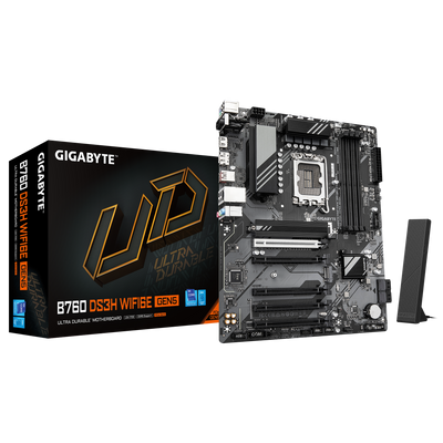 Gigabyte B760 DS3H WIFI6E GEN5 (LGA 1700) DDR5 ATX Motherboard