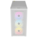 Corsair 3000D RGB Tempered Glass Mid-Tower - White