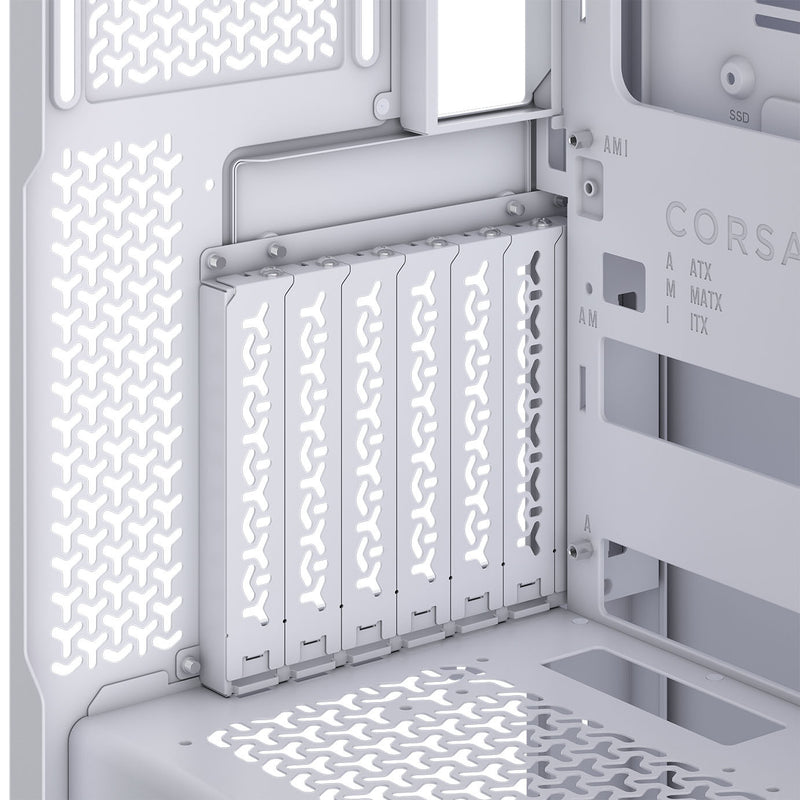 CORSAIR 3500X RS-R ARGB Tempered Glass Mid-Tower PC Case, White