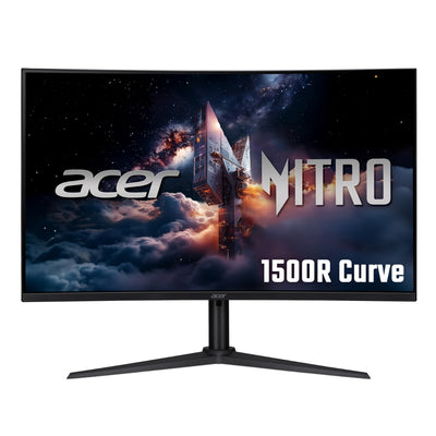 Acer 32" XZ322QUV3bmiiphx 2560x1440 QHD VA 180hz ZeroFrame 1ms 400nits Widescreen Curved Gaming Monitor