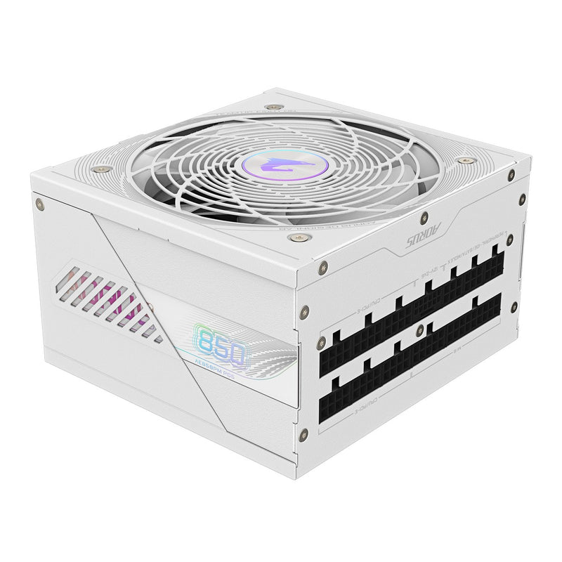 Gigabyte AORUS ELITE ICE P850W ATX 3.1 PCIe 5.1 80 Plus Platinum Modular Power Supply - White