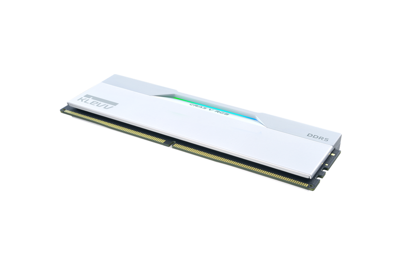 KLEVV CRAS V RGB EXPO 32GB (2x16GB) 6000MHz C30 DDR5 Dual Channel Kit - White