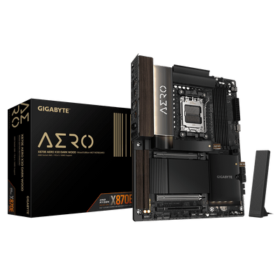 Gigabyte X870E AERO X3D DARK WOOD (Socket AM5) DDR5 ATX Motherboard