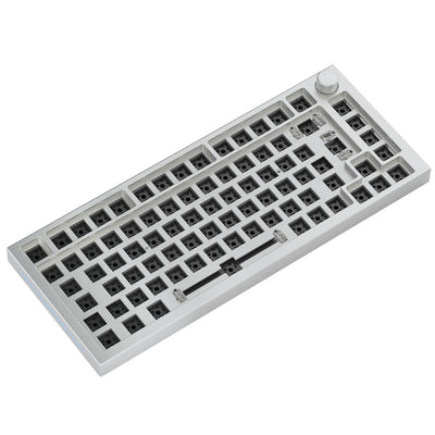 B Grade Glorious GMMK Pro 75% Barebone - White Ice, ISO-Layout (GMMK-P75-RGB-ISO-W)