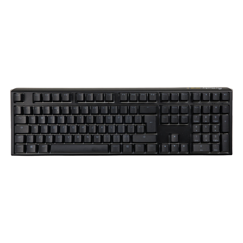 Ducky One 3 Classic Fullsize USB RGB Mechanical Gaming Keyboard Cherry Blue - Black UK Layout