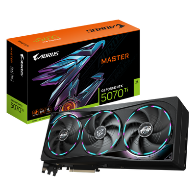 Gigabyte GeForce RTX 5070 Ti Aorus Master 16GB GDDR7 PCI-Express Graphics Card
