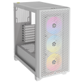 Corsair 3000D RGB Tempered Glass Mid-Tower - White