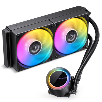 Jonsbo TG-240 ARGB Black All In One CPU Cooler - 240mm