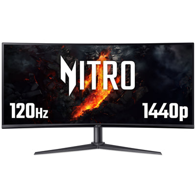 Acer Nitro XZ340CURJ 34" 3440x1440 VA 120Hz FreeSync Curved Gaming Monitor