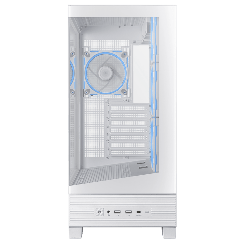 Asus A31 PLUS TG ARGB Mid Tower Case - White
