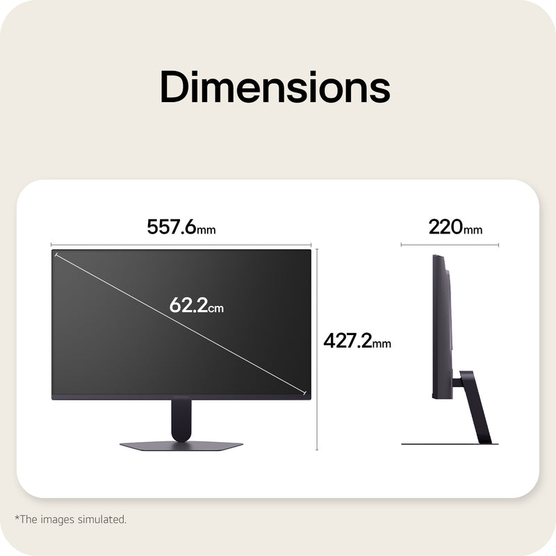 LG UltraGear G5 25G523B-B 25" FHD 200Hz IPS FreeSync/G-Sync Widescreen Gaming Monitor