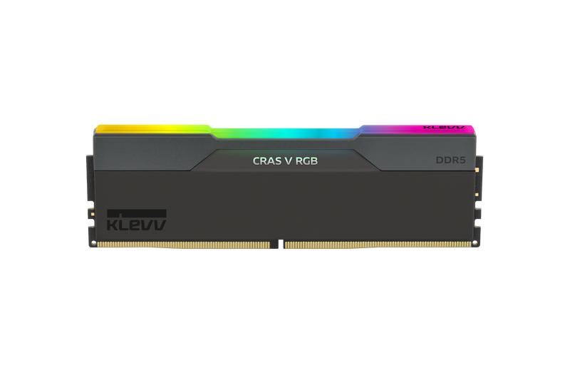 KLEVV CRAS V RGB 32GB (2x16GB) 6000MHz C28 DDR5 Dual Channel Kit - Black