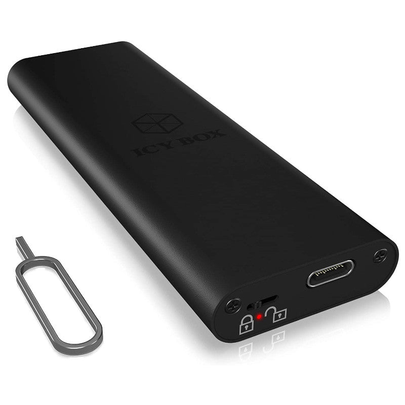 B Grade IcyBox Enclosure for 1x M.2 SSD with USB 3.0 Type-A interface