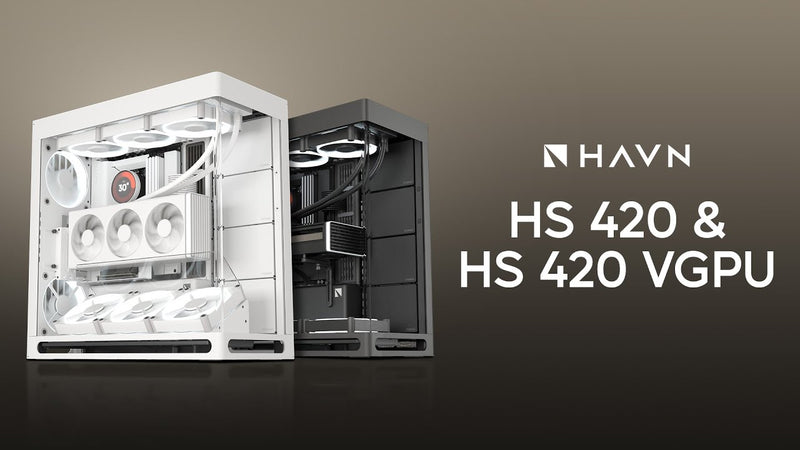HAVN HS 420 VGPU Premium Mid Tower Case - White