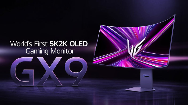 LG UltraGear GX9 5K2K 45GX950A-B 45" WOLED 5120x2160 165Hz 0.03ms FreeSync G-Sync Compatible USB-C HDMI 2.1 DP 2.1 800R Curved Ultrawide Gaming Monitor
